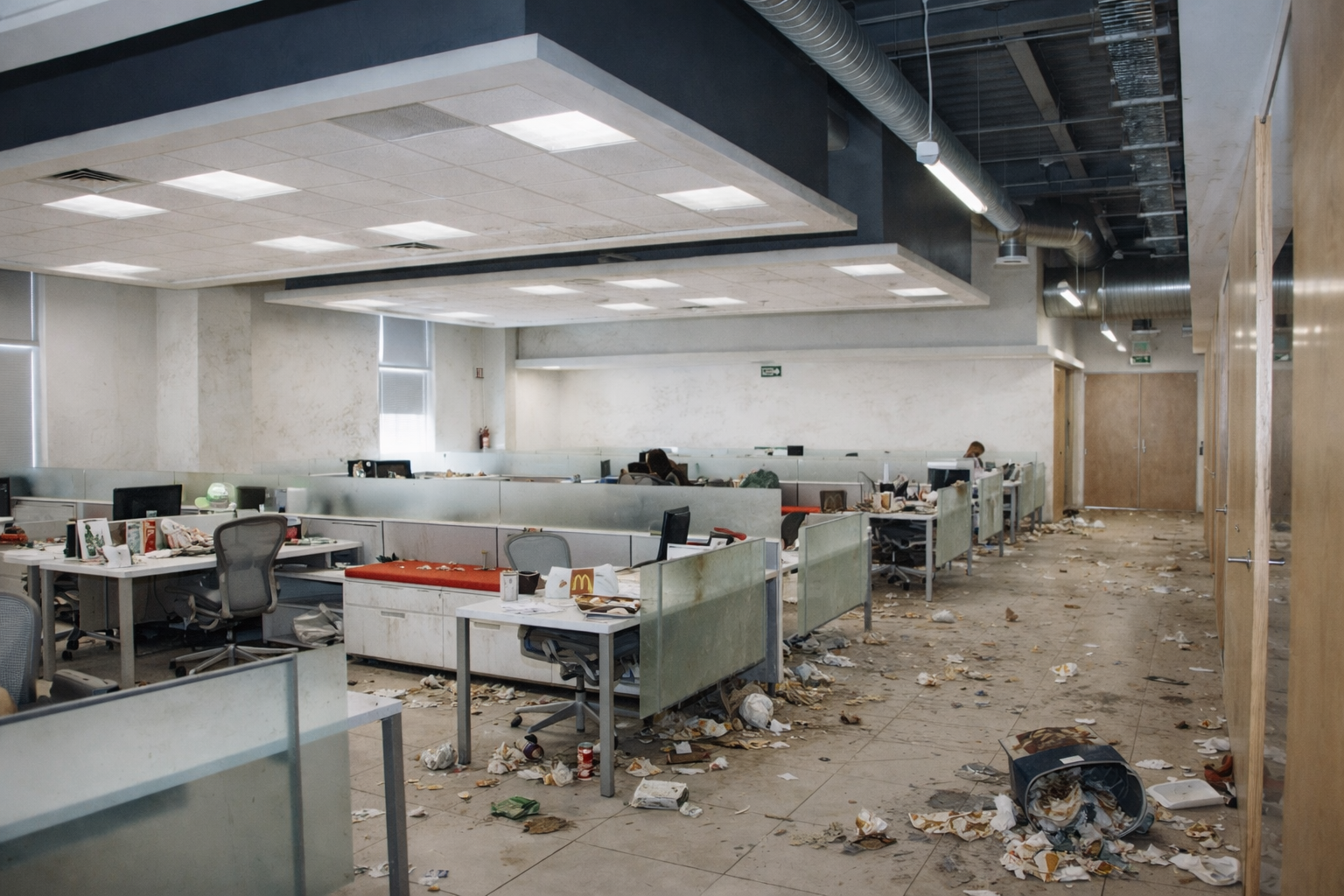 Büro vorher